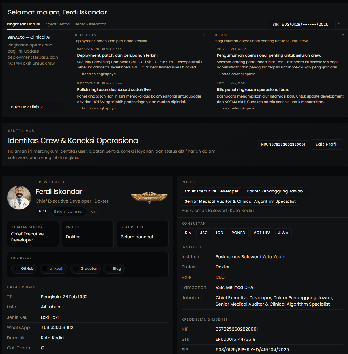 Sentra Clinical Decision Support